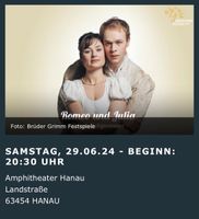 Brüder Grimm Festspiele Hanau, 2 x Romeo und Julia, 29.06.2024 Stuttgart - Stuttgart-West Vorschau