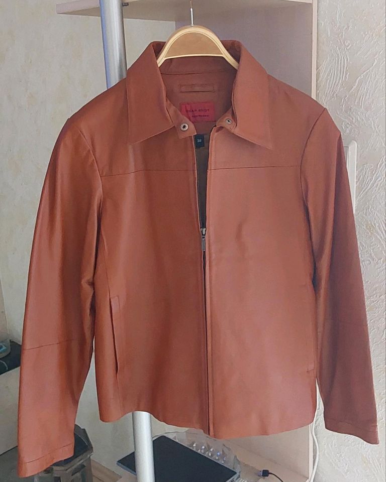 ** SNAP SHOP ** sportliche Echtlederjacke / Lederjacke   Gr. 38 in Berlin