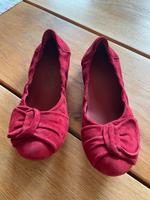 Damen Ballerinas Think! Gr. 38 Leder rot,kaum getragen Bayern - Pfofeld Vorschau