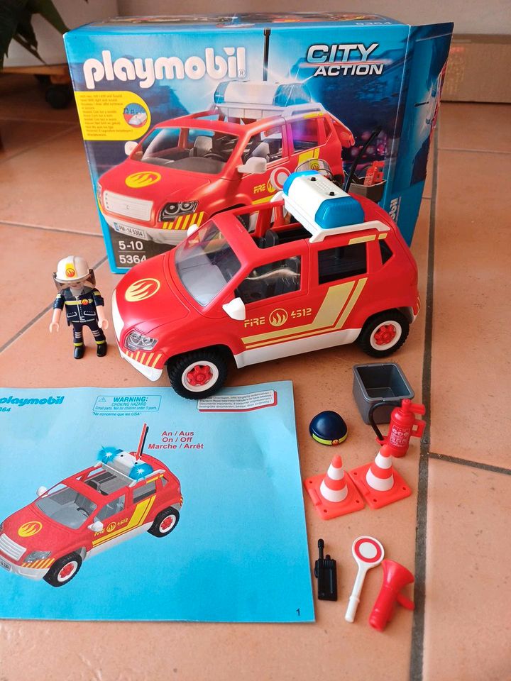 Playmobil Feuerwehr Brandmeisterfahrzeug 5364 in Ludwigshafen