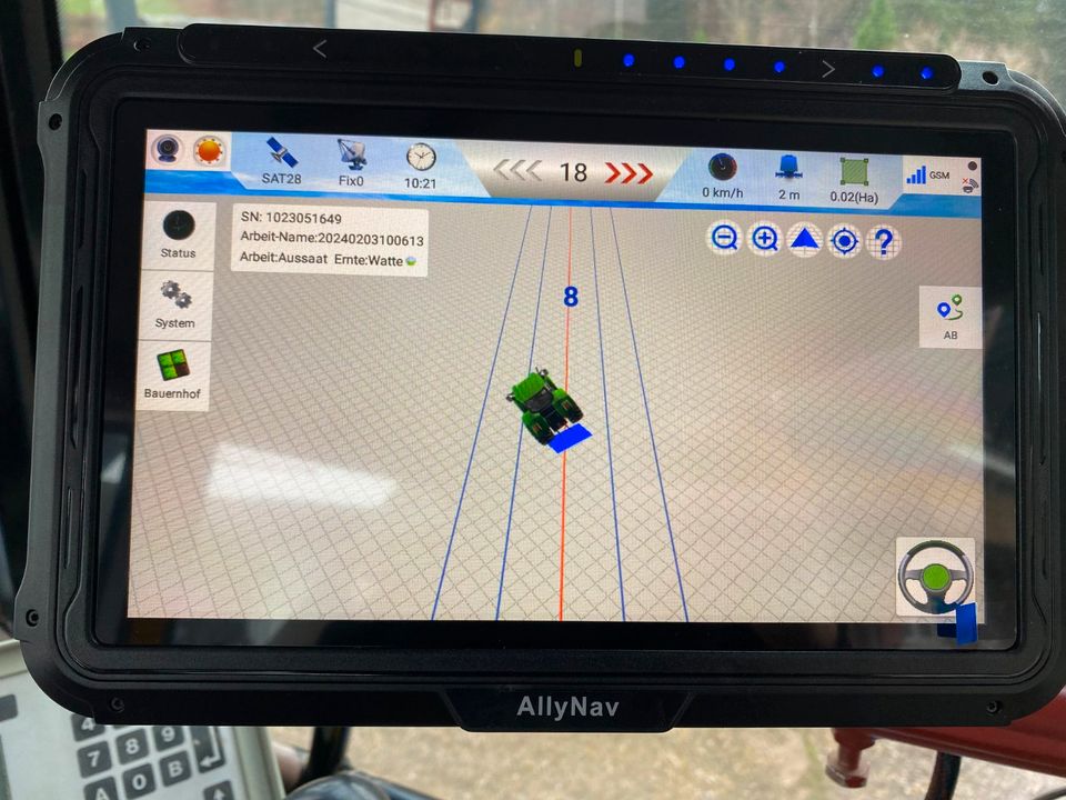 RTK Lenksystem, GPS, Allynav AF 305, Autosteer, Universell, in Oberkirch