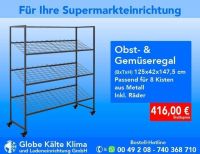 Obstregale, Gemüsestandregal, Gemüseregale, Supermarktregal, Wandregal, Storey Basic, Bioladen, Supermarkteinrichtung, Ladeneinrichtung, Regal Nordrhein-Westfalen - Mülheim (Ruhr) Vorschau