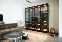 SieMatic SLX Vitrine, Steingrau - samtmatt München - Laim Vorschau