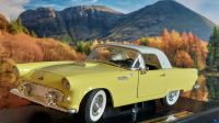 Modellauto Ford Thunderbird 1955 1:18 gelb Cabrio Hessen - Guxhagen Vorschau