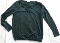 Shirt, 3/4-Arm Pullover, Amisu, Gr. XS, dunkelgrün, tarnfarbend Niedersachsen - Herzberg am Harz Vorschau
