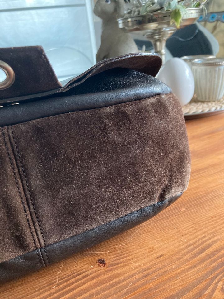 MANDARINA DUCK Ledertasche ♥️ Dunkelbraun in Nußloch