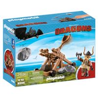 PLAYMOBIL 9245 Dragons Grobian mit Katapult Bayern - Mettenheim Vorschau