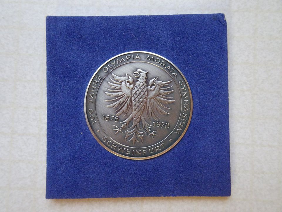 Medaille - Olympia Morata - Silber patiniert - 40 mm in Wörthsee
