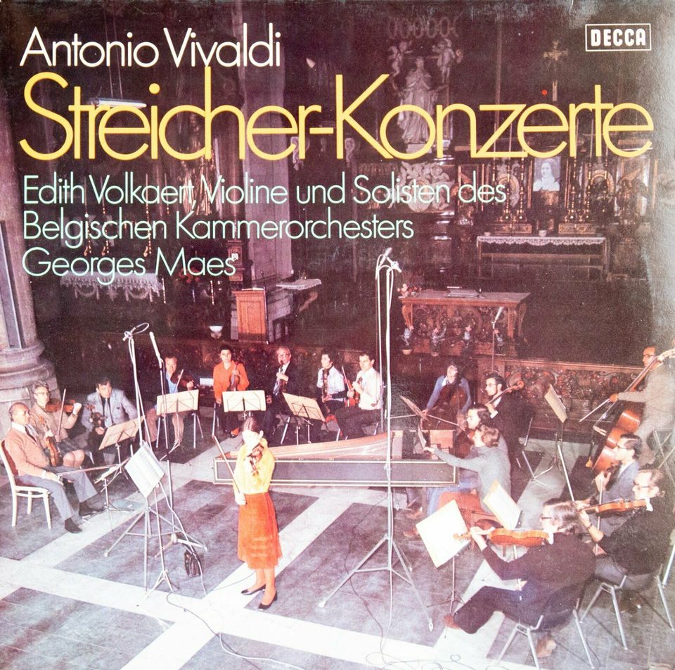 Antonio Vivaldi-Streicherkonzerte/Georges Maes LP-Cover:sehr gut/ in Saarbrücken