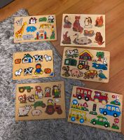 6 Holzpuzzel für Kinder Puzzel aus Holz Hamburg-Mitte - Hamburg Billstedt   Vorschau