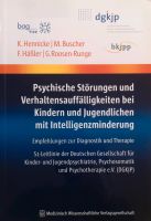 Psychische Störungen u Verhaltensauffäll bei Intelligenzminderung Rostock - Kröpeliner-Tor-Vorstadt Vorschau