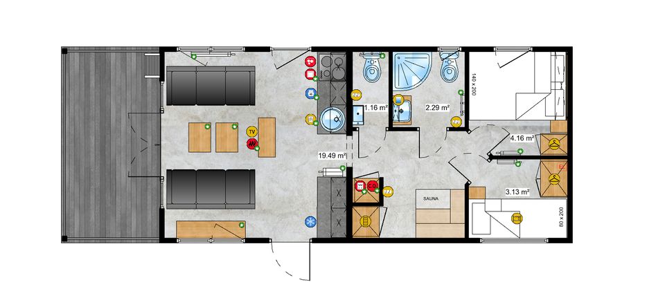 Mobilheim / Modulhaus / Tinyhaus Neu Winterfest Lark Malta KfW40 GeG konform in Gifhorn