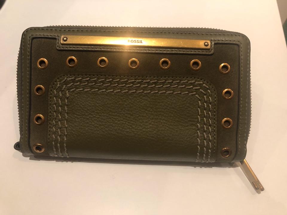 Liza zip clutch fossil sale