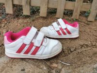 Adidas 27 Mädchen sneakers turnschuhe weiß pink Bayern - Wülfershausen a.d.Saale Vorschau