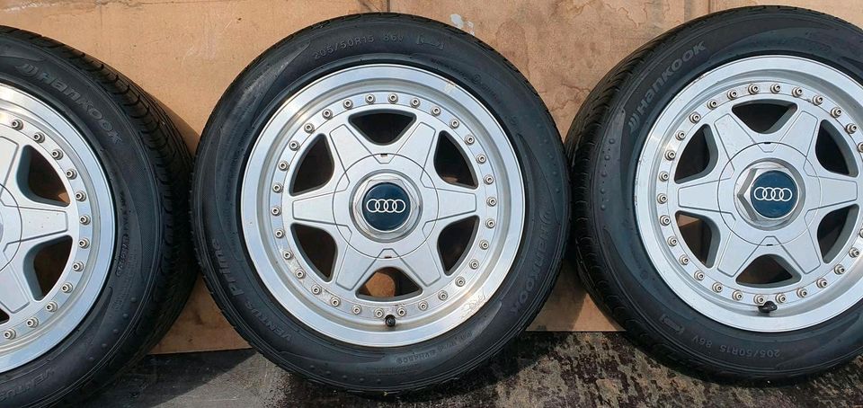 15 Zoll Speedline Felgen Audi 80 90 B3 B4 TYP 89 Coupe Cabr 4x108 in Holzwickede