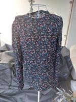 langarm Shirt schwarz mit bunten Blumen Gr L ever.me Nordrhein-Westfalen - Hamm Vorschau