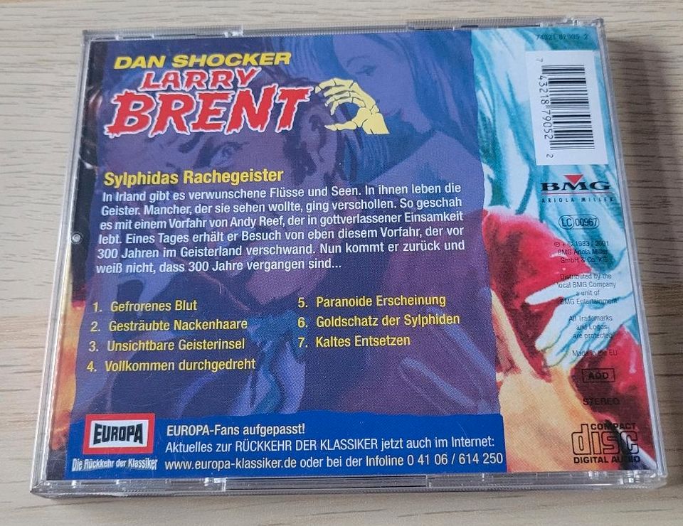 Dan Shocker LARRY BRENT - Sylphidas Rachegeister -11- Hörspiel-CD in Weyhe