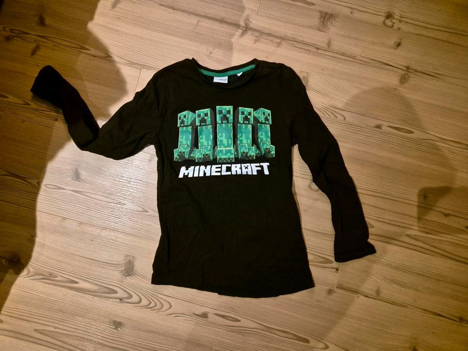 Minecraft Langarmshirt 134/140 in Braderup
