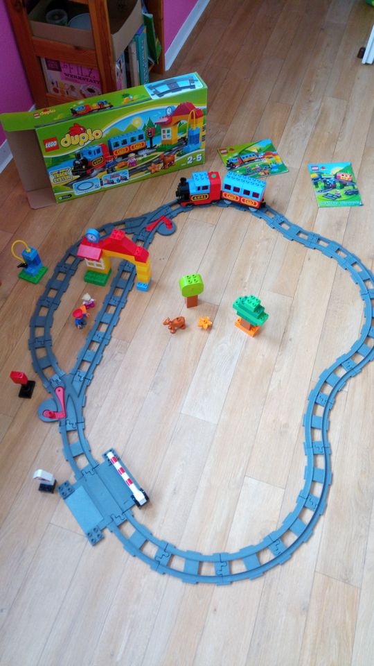 DUPLO LEGO Eisenbahn Set Dampflok 10507 & Schienen Set 10506 in Syke