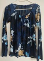 Neue Mexx Damen Bluse blau gold mit floralem Motiv Größe 36 Hessen - Viernheim Vorschau
