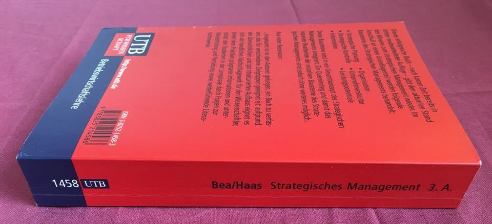 Bea/Haas Strategisches Management 3. Auflage in Trier