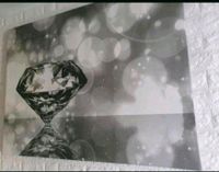 Bild Deko Wandbild Leinwand Leinwandbild Diamant grau weiß schwar Niedersachsen - Bad Gandersheim Vorschau