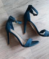 TOP ❤️ DEICHMANN High Heels Denim Riemchen Sandalette 40 Jeans Thüringen - Erfurt Vorschau