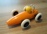 BRIO Holz Spielzeugauto Rennwagen orange robust Bayern - Hilpoltstein Vorschau