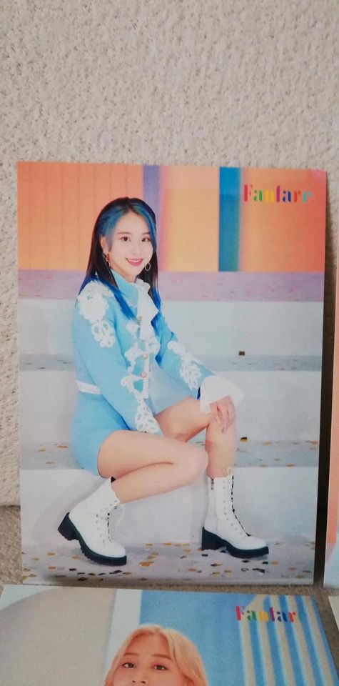 Twice - Fanfare Jihyo - ChaeYoung - Seltene Japan Postcard !!! in Goldbeck