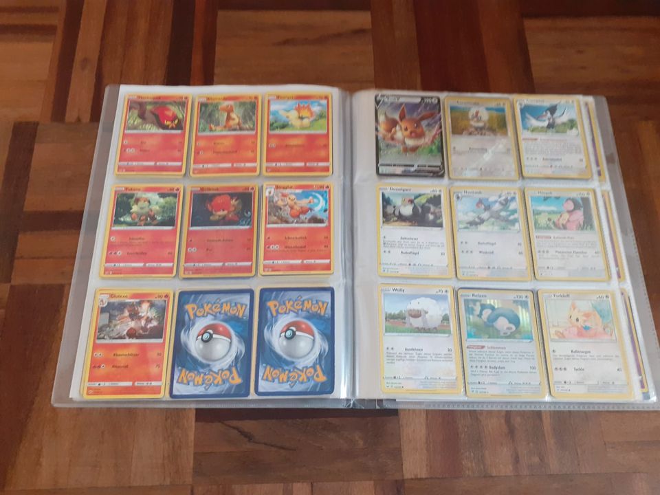 Pokemon Sammlung deutsch 398 Karten Box Evoli Chips Umschläge TOP in Lienen