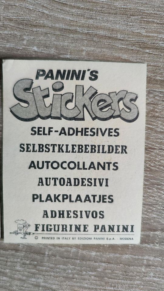 Panini Sticker in Nienhagen