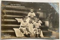 Alte Postkarte - Die vier Söhne des Kronprinzenpaares ca. 1914 Mecklenburg-Vorpommern - Stralsund Vorschau