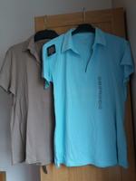 NEUWERTIG-2 leichte Sommer-Polo-Shirts schlamm u. türkis, Gr. XL Niedersachsen - Stuhr Vorschau