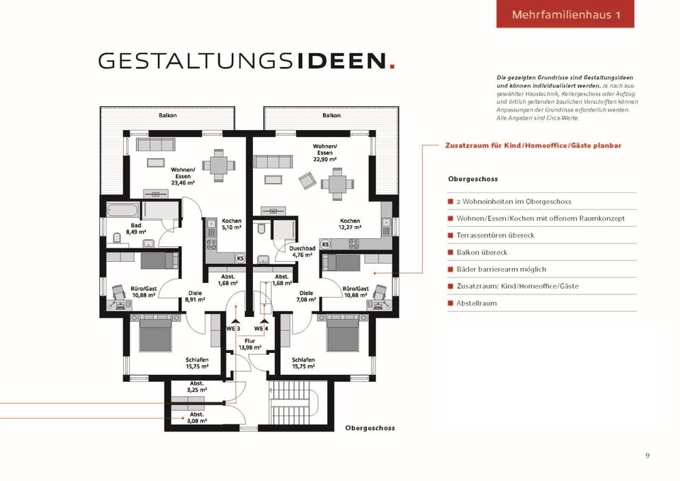 Mehrfamilienhaus mit 4 WE idyllisch gelegen in Sandhausen