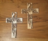 Kreuz - Jesus - Kommunion - Hochzeit - Holz Laser Cut Geschenk Bayern - Tapfheim Vorschau