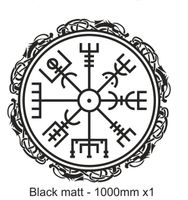 Wohnmobilaufkleber Autoaufkleber Vegvisir Einzelstück Baden-Württemberg - Klettgau Vorschau