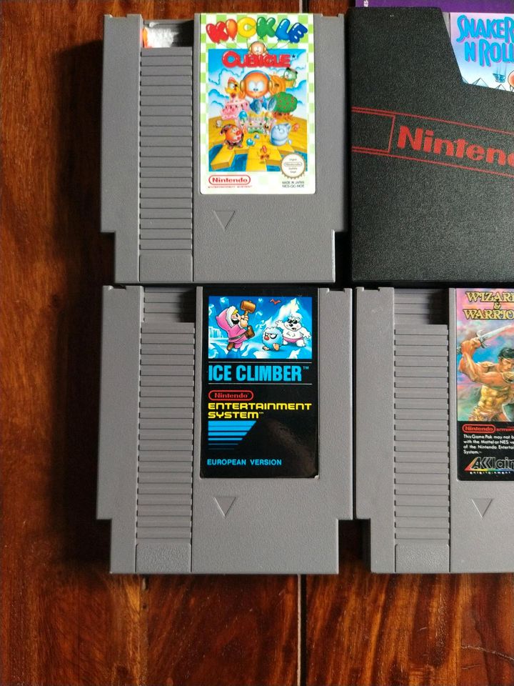 Nintendo NES Spiele Ufouria,Snake Rattle n Roll,Faxanadu,Kickle in Solingen