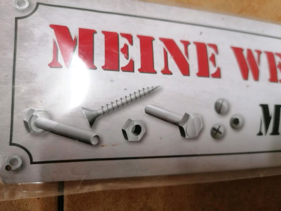 Metall Schild NEU unbenutzt in Lebach