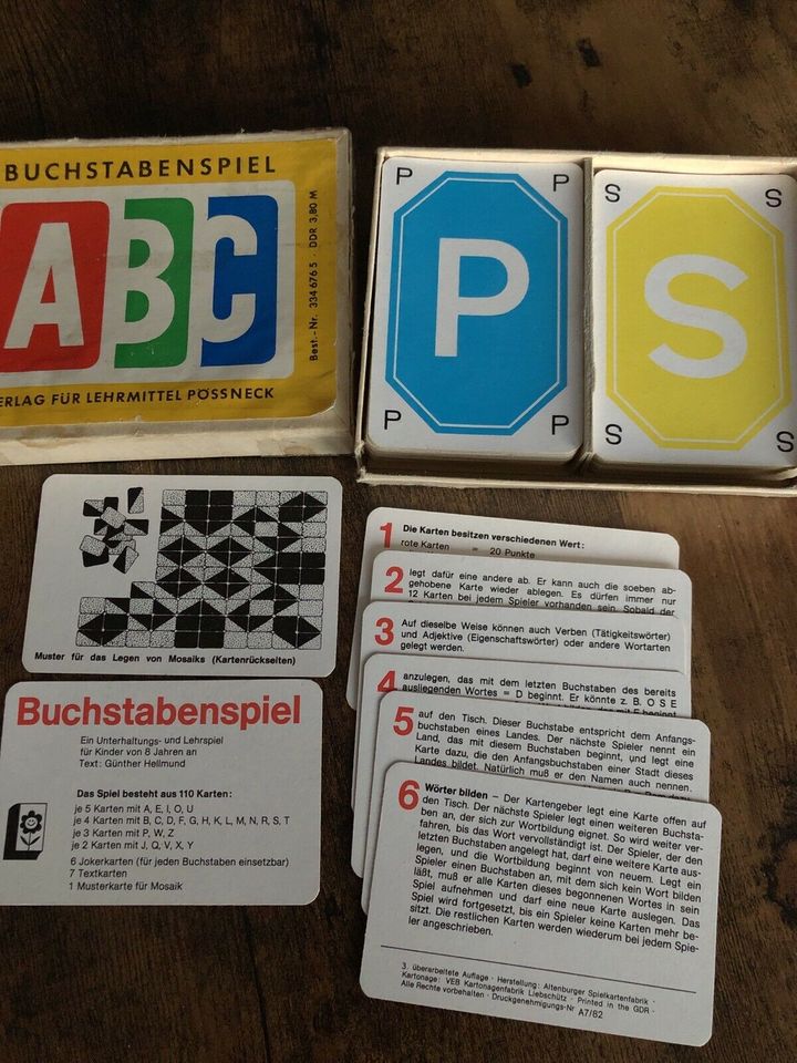 DDR Buchstabenspiel vollzählig ‼️ in Salzhausen