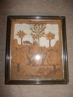 Altes antikes Korkbild Dreidimensional Bild Gemälde 38x33cm Wandsbek - Hamburg Sasel Vorschau