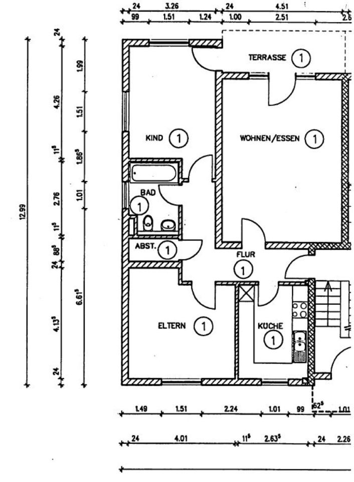 3 Raum-Wohnung in Wilkau-Haßlau in Wilkau-Haßlau