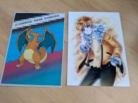 Tausche Pokemon Artist Prints Pokemon Anime merch Glurak Blitza Hessen - Bruchköbel Vorschau