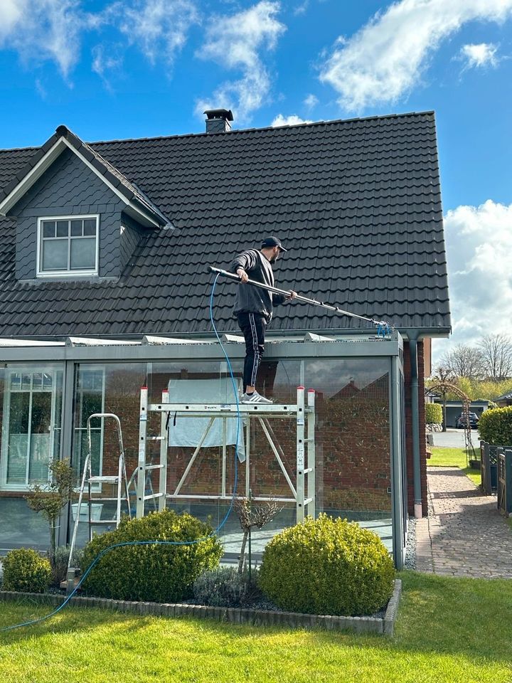 Wintergarten- und Terrassendachreinigung, Reinigung in Satrup