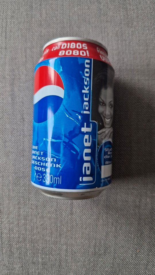 Pepsi Dose Janet Jackson VIP Party Geschenk-Dose leer Can in Hagen