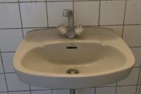 Roca Keramik Waschbecken grau Badezimmer ohne Wasserhahn/Armatur Hessen - Kassel Vorschau