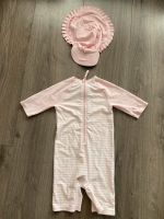 H&M UV Set Schwimm Anzug Overall Bademütze rosa 98/104 Brandenburg - Dallgow Vorschau