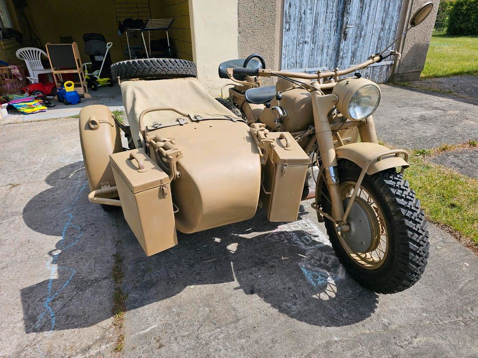 BMW R75 WH Gespann KS750 Wehrmacht R 75 in Brandenburg an der Havel