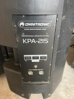 KPA-215 Professional Lautsprecher  Omnitronic Pa-Box Baden-Württemberg - Tauberbischofsheim Vorschau