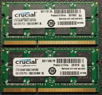 2 x 4GB DDR PC3 SODIMM-Module für Notebook Bayern - Starnberg Vorschau