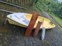 Kleines leichtes Boot mit Segel, Jolle Sunflower Hessen - Mühltal  Vorschau